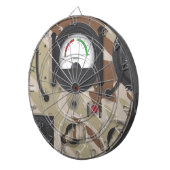 Cible De Fléchettes Radio de l'armée camouflage désert. (Devant droit)