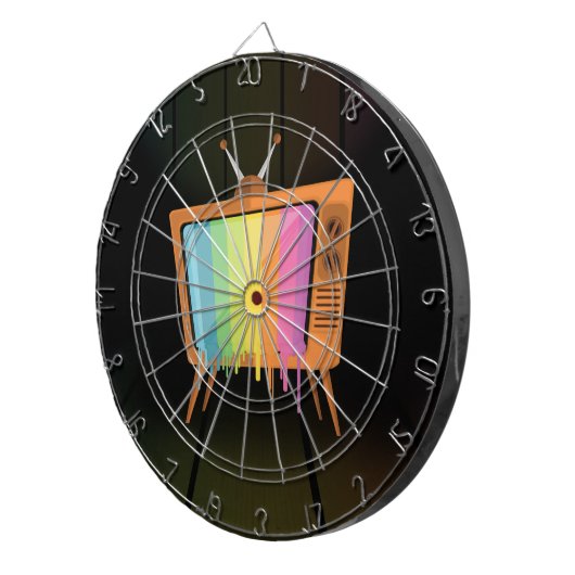 Cible De Fléchettes Rainbow TV (Devant droit)