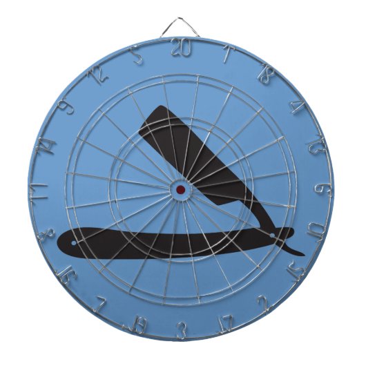 Cible De Fléchettes rasoir barbershop (Devant)