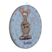 Cible De Fléchettes Rat drôle avec dessin animé de la caméra (Devant gauche)