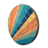 Cible De Fléchettes Rayons solaires rétro (Devant droit)
