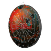 Cible De Fléchettes Red Bowling Ball Personnaliser It (Devant droit)