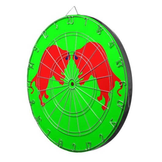 Cible De Fléchettes Red Bulls Metal Cage Green Darboard (Devant droit)