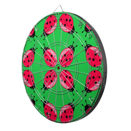 Cible De Fléchettes Red Ladybugs (Devant droit)