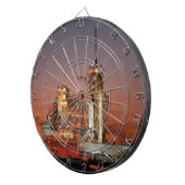 Cible De Fléchettes Red Sky for Space Shuttle Atlantis Launch (Devant droit)