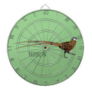 Cible De Fléchettes Reeves's pheasant bird cartoon illustration 