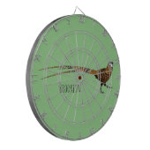 Cible De Fléchettes Reeves's pheasant bird cartoon illustration  (Devant gauche)