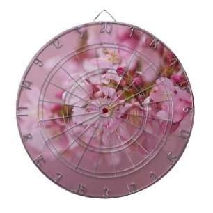 Cible De Fléchettes Reflets Rose Pâle des Fleurs de Cerisier Sakura