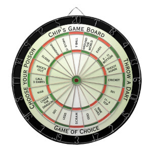 Cible De Fléchettes Réglementation personnelle des couleurs traditionn