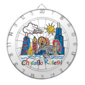 Cible De Fléchettes Règles de Chicago (Devant)