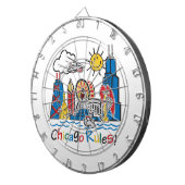 Cible De Fléchettes Règles de Chicago (Devant droit)