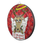 Cible De Fléchettes Reindeer Angel C'est la saison d'être Vegan (Devant droit)