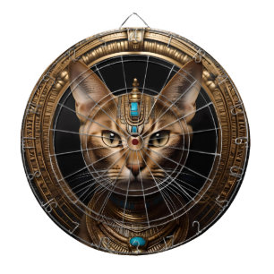 Cible De Fléchettes Reine du Nil : Cléopâtre le chat à la tête