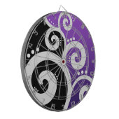 Cible De Fléchettes Remous géniaux pourpres (Devant gauche)