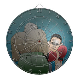 Cible De Fléchettes Remporter ou perdre la correspondance de boxe