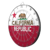Cible De Fléchettes RÉPUBLIQUE DE CALIFORNIE Drapeau Drapeau Drapeau D (Devant droit)