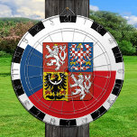 Cible De Fléchettes République tchèque Tableau noir & Drapeau fléchett<br><div class="desc">Tableau de bord : République tchèque & Manteau d'armoiries,  fléchettes du drapeau tchèque,  jeux de plaisir en famille - amour mon pays,  jeux d'été,  vacances,  fête des pères,  fête d'anniversaire,  étudiants / fans de sports</div>