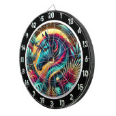 Cible De Fléchettes Retraite tropicale Neon Stallion (Devant droit)