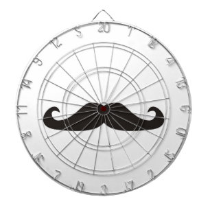 Cible De Fléchettes Rétro panneau de dard de moustaches de gentelman