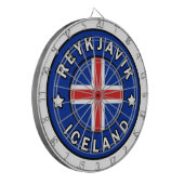Cible De Fléchettes Reykjavik Islande (Devant gauche)