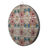 Cible De Fléchettes rhinocéros de luxe glam chic or bleu bordeaux (Devant droit)