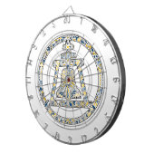 Cible De Fléchettes Rive, la Californie - un hommage (Devant droit)