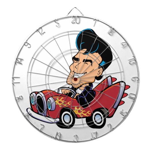 Cible De Fléchettes Rodeur à chaud (Devant)