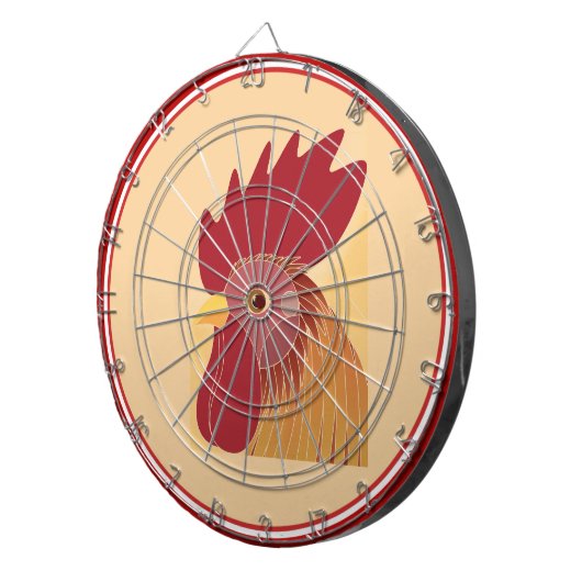 Cible De Fléchettes Rooster (Devant droit)