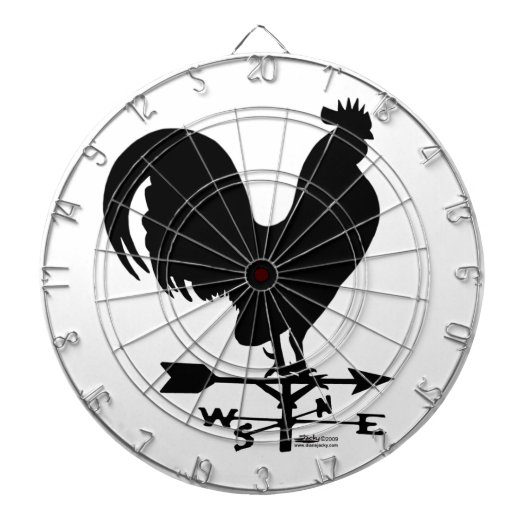 Cible De Fléchettes Rooster de Weathervane (Devant)