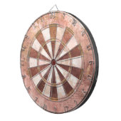 Cible De Fléchettes Rose Ancien Rustique (Devant droit)