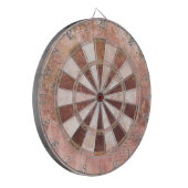 Cible De Fléchettes Rose Ancien Rustique (Devant gauche)