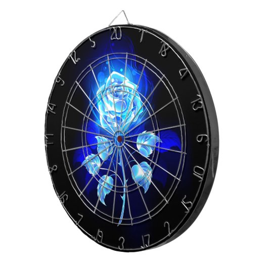 Cible De Fléchettes Rose bleu brûlant (Devant droit)