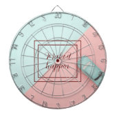 Cible De Fléchettes Rose Bleu Le Rendre Possible (Devant)