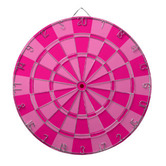 Cible De Fléchettes Rose Chaud