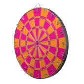 Cible De Fléchettes Rose Chaud Et Orange (Devant droit)