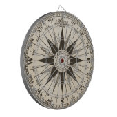 Cible De Fléchettes Rose Compass vintage (Devant gauche)