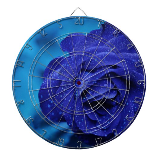 Cible De Fléchettes Rose Dewdrop bleu (Devant)