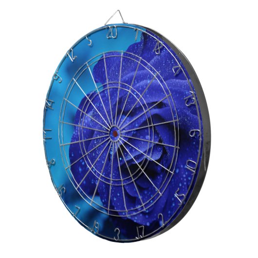 Cible De Fléchettes Rose Dewdrop bleu (Devant droit)