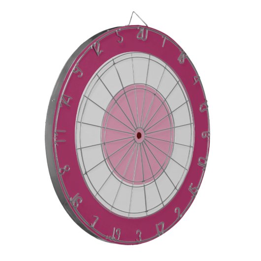 Cible De Fléchettes Rose et blanc (Devant gauche)