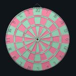 Cible De Fléchettes Rose Et Mint<br><div class="desc">Cible de flechettes Rose Et Menthe</div>