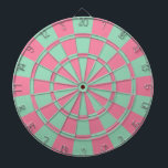 Cible De Fléchettes Rose Et Mint<br><div class="desc">Cible de flechettes Rose Et Menthe</div>