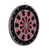 Cible De Fléchettes Rose et noir de fraise moderne (Devant gauche)
