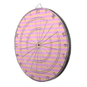 Cible De Fléchettes Rose Géométrique (Devant droit)