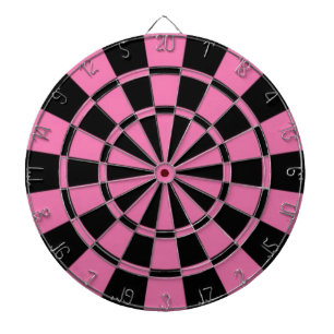 Cible De Fléchettes Rose noir