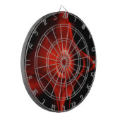 CIBLE DE FLÉCHETTES ROSE RED FRACTAL (Devant gauche)