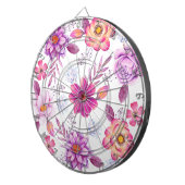 Cible De Fléchettes Rose violette (Devant droit)