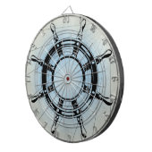 Cible De Fléchettes Roue de navire nautique vintage pour la navigation (Devant droit)
