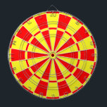 Cible De Fléchettes Rouge et jaune<br><div class="desc">Cible de flechettes rouge et jaune.</div>