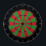 Cible de flechettes rouge et verte noire<br><div class="desc">Cible de flechettes rouge et verte noire. 

 Hope™ rayé est votre magasin en ligne pour des conceptions uniques et des cadeaux d'une variété.</div>