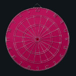 Cible De Fléchettes Rouge framboise couleur solide | Classique | Éléga<br><div class="desc">Rouge framboise couleur solide | Classique | Élégant | tendance | Style | Cadeau</div>